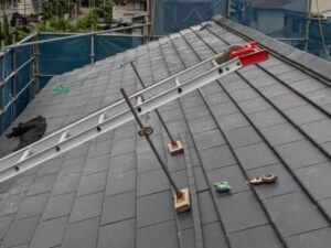 香芝市にて新築スレート屋根施工