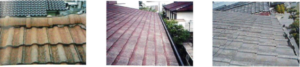 屋根材の塗膜の劣化