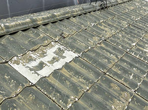 千葉県白井市にて屋根修理屋根塗装コーキング
