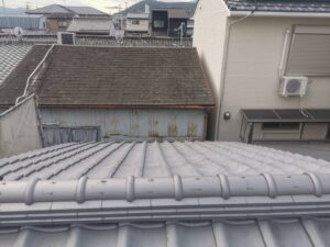 京都市北区にて屋根修理〈瓦屋根葺き替え工事〉 施工後