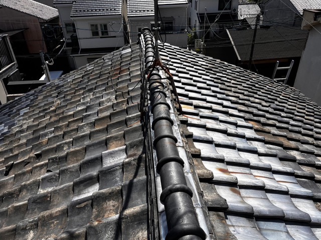 瓦屋根修理 施工前