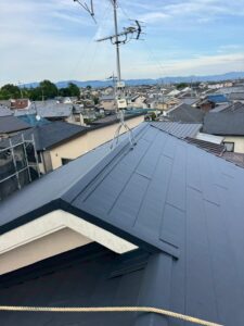 屋根修理 施工後 横暖ルーフ