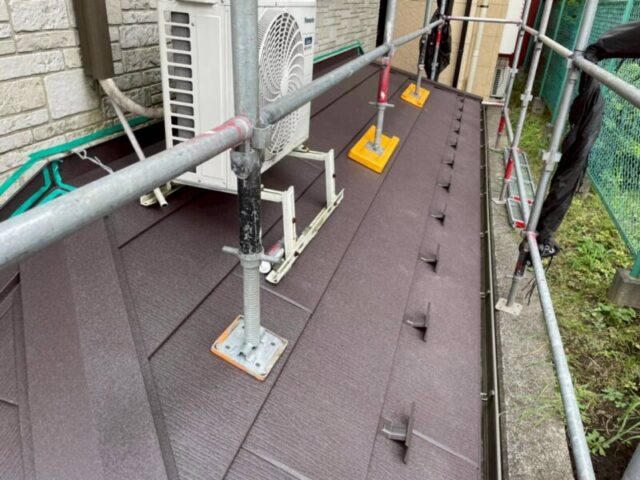 川崎市にて屋根修理〈コロニアルからスーパーガルテクトへのカバー工法〉 施工後