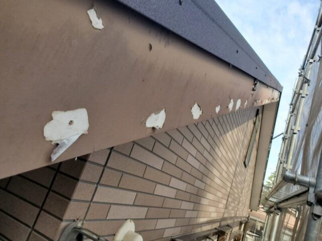 さいたま市岩槻区にて屋根修理〈スーパーガルテクトへのカバー工事〉 施工前