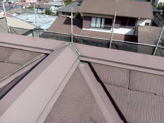 八王子市にて屋根修理〈築22年戸建てのカバー工法工事〉 施工前