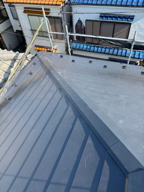 富士見市にて屋根修理・雨漏り修理〈日本瓦からの雨漏り〉 施工後