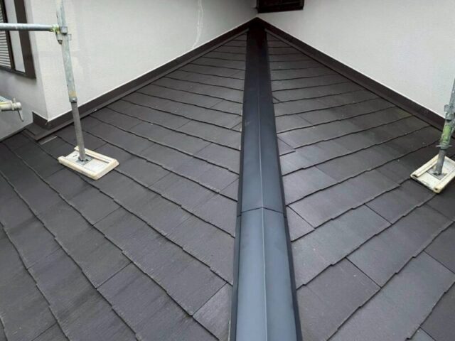川崎市にて屋根修理〈棟板金の浮き・貫板交換〉 施工後