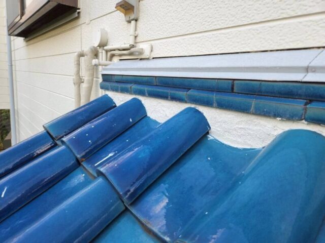 川崎市にて屋根修理〈漆喰の剥がれ・漆喰工事〉 施工後