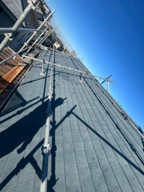 刈谷市にて屋根修理・カバー工法〈屋根材T・ルーフの施工〉 施工前