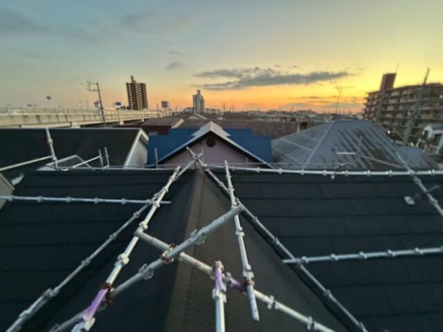 刈谷市にて屋根修理・カバー工法〈屋根材T・ルーフの施工〉 施工後