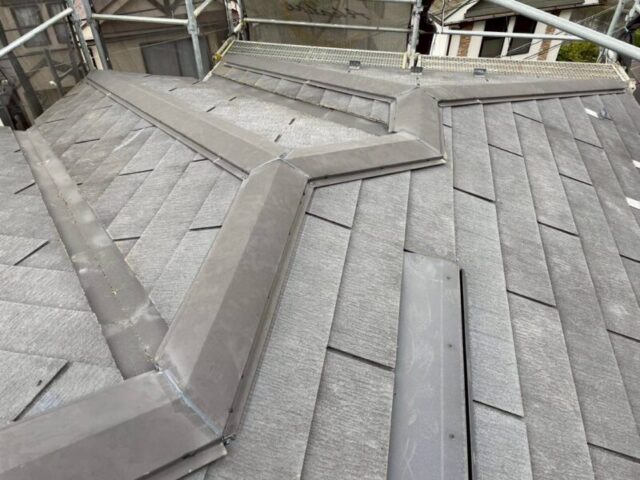 川崎市にて屋根修理〈屋根の塗装・貫板交換工事〉 施工後