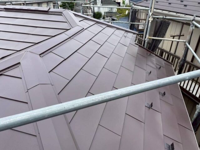 川崎市にて屋根修理〈タフワイドへのカバー工法〉 施工後