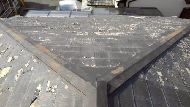 京都市南区のご住宅にて屋根修理工事 施工前