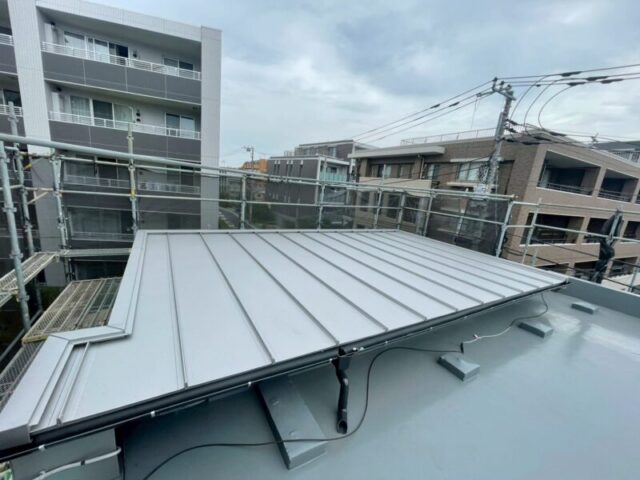 横浜市港南区にて屋根修理〈マンション屋根の雨漏り改修工事〉 施工後