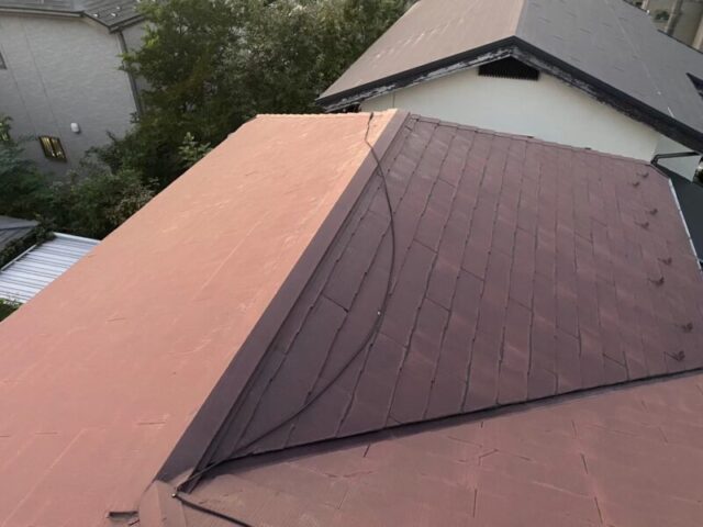 木更津市にて屋根修理〈雨漏り・ひび割れの屋根をカバー工法〉 施工前
